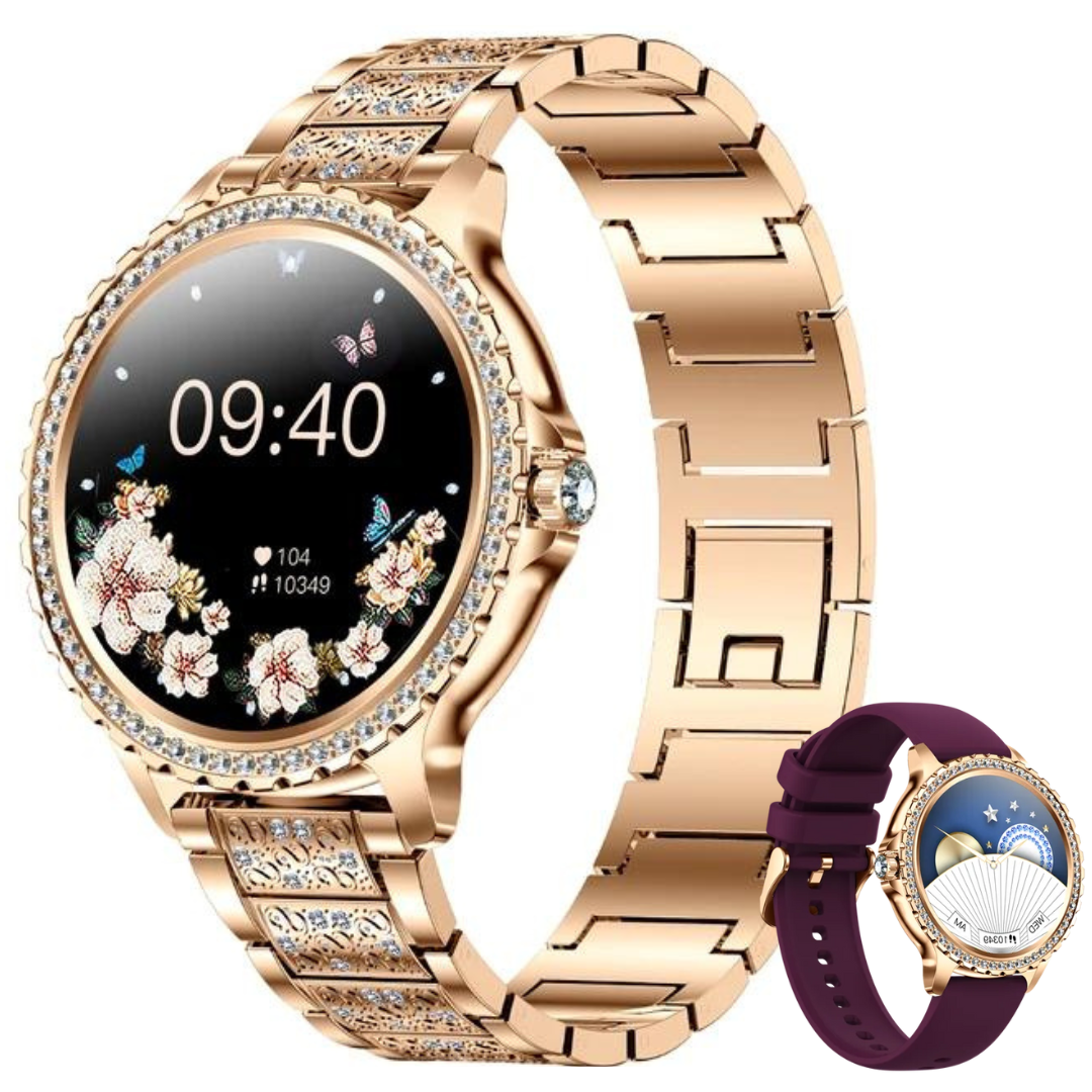 Смарт-часы женские Diamond Smart Watch с тонометром