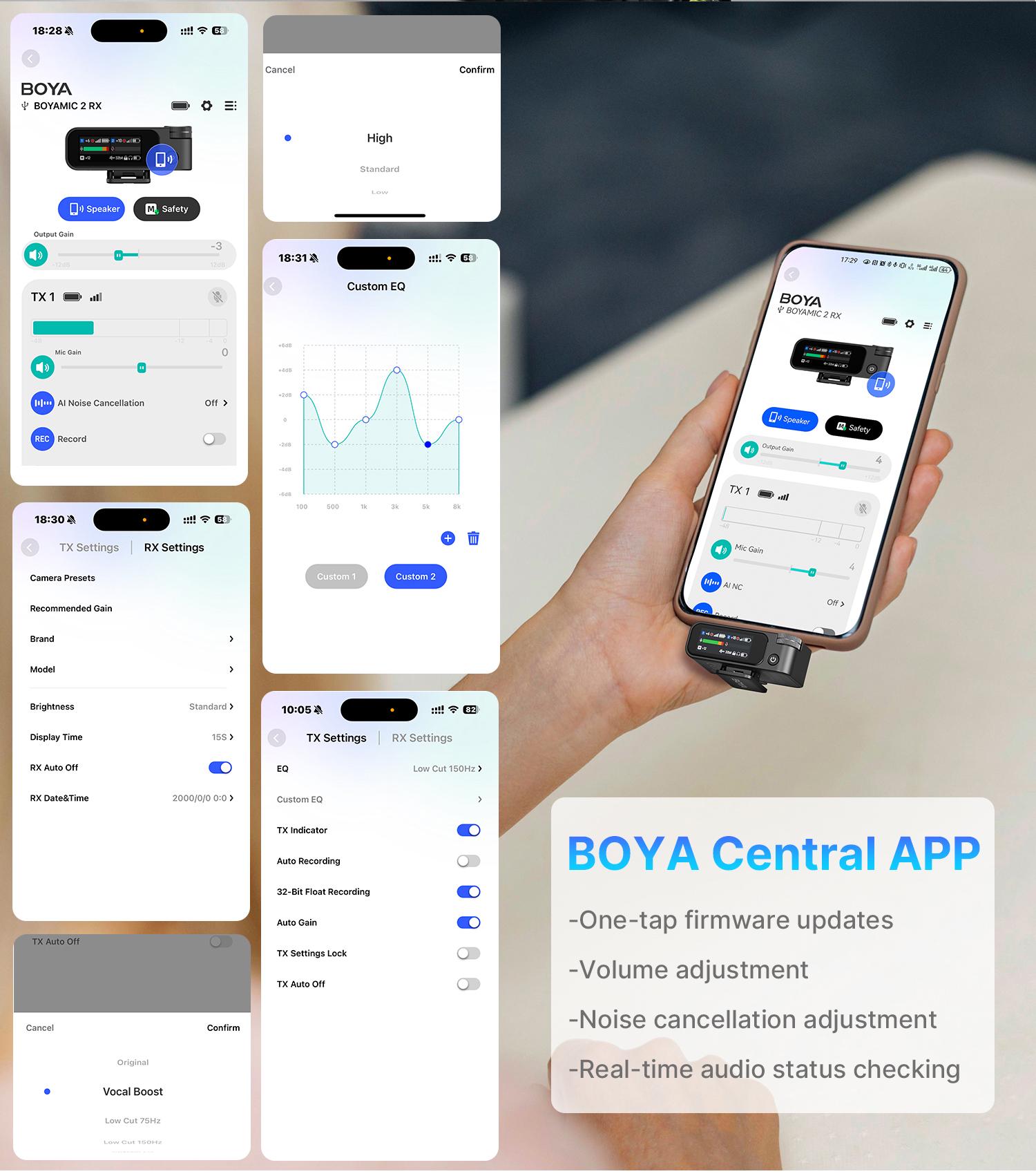 Микрофон петличный Boya BOYAMIC 2-03 2025 Type-C+3,5 мм TRS 1 шт. (50057) - фото 13 Микрофон петличный Boya BOYAMIC 2-03 2025 Type-C+3,5 мм TRS 1 шт. (50057) - фото 13