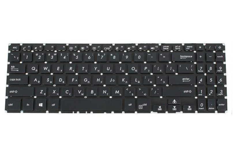 Клавиатура для ноутбука Asus X507UA Черный (169974)