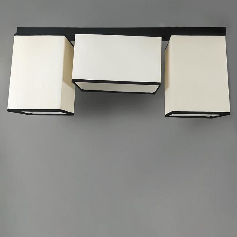 Люстра потолочная Light House NM-14545/3A BK WT на три лампы Черный