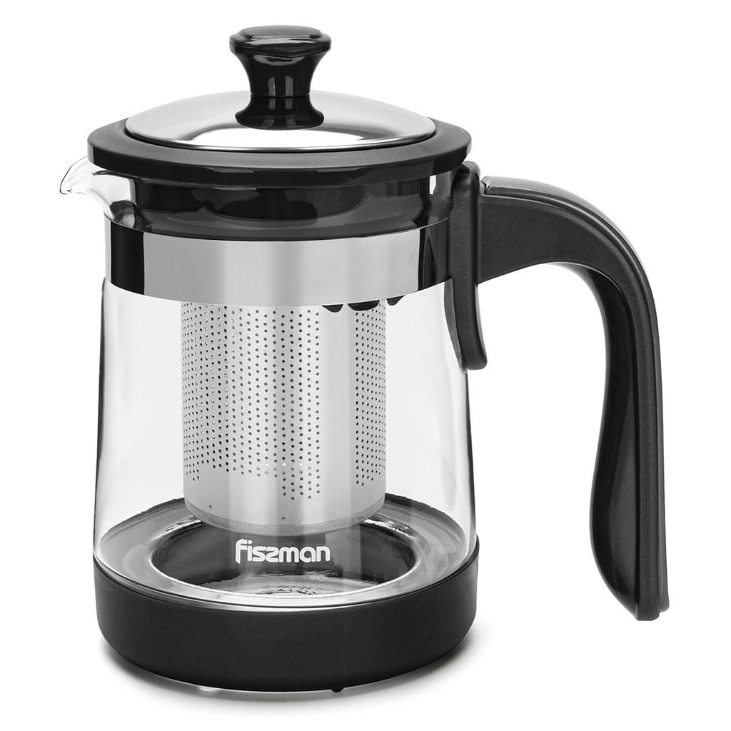 Заварочный чайник Fissman 15,5x10,5x17,5 см 750 мл из боросиликатного стекла (6460) - фото 2 Заварочный чайник Fissman 15,5x10,5x17,5 см 750 мл из боросиликатного стекла (6460) - фото 2