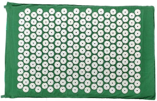 Килимок ортопедичний масажний Acupressure mat Зелений - фото 3