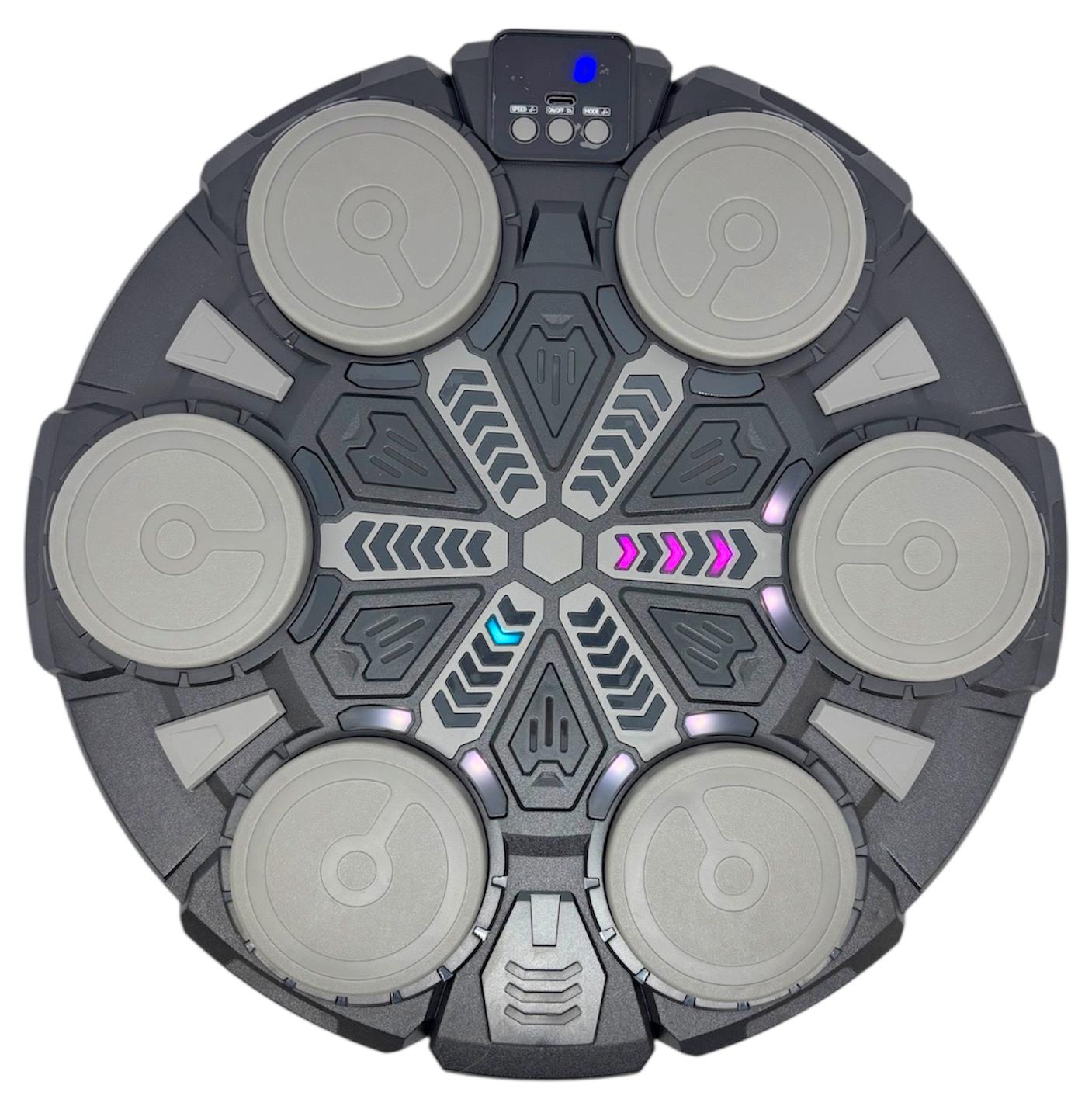 Груша боксерська 6 цілей bluetooth 3 режима зі світловими та звуковими ефектами з рукавичками на акумуляторі світломузика Груша боксерська 6 цілей bluetooth 3 режима зі світловими та звуковими ефектами з рукавичками на акумуляторі світломузика