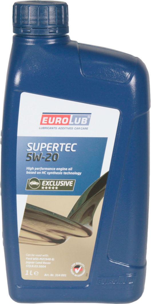 Моторное масло Eurolub Supertec C4 314001 бензин/дизель 5W-20 1 л (1401006)