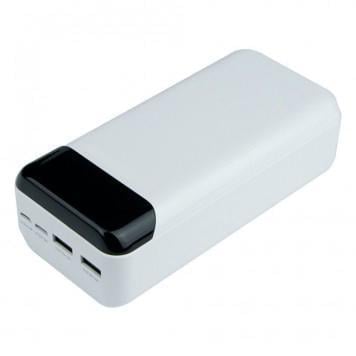 Павербанк XPRO RPP-103 с индикацией зарядки и кабелями 30000 mAh Белый (32672-01)