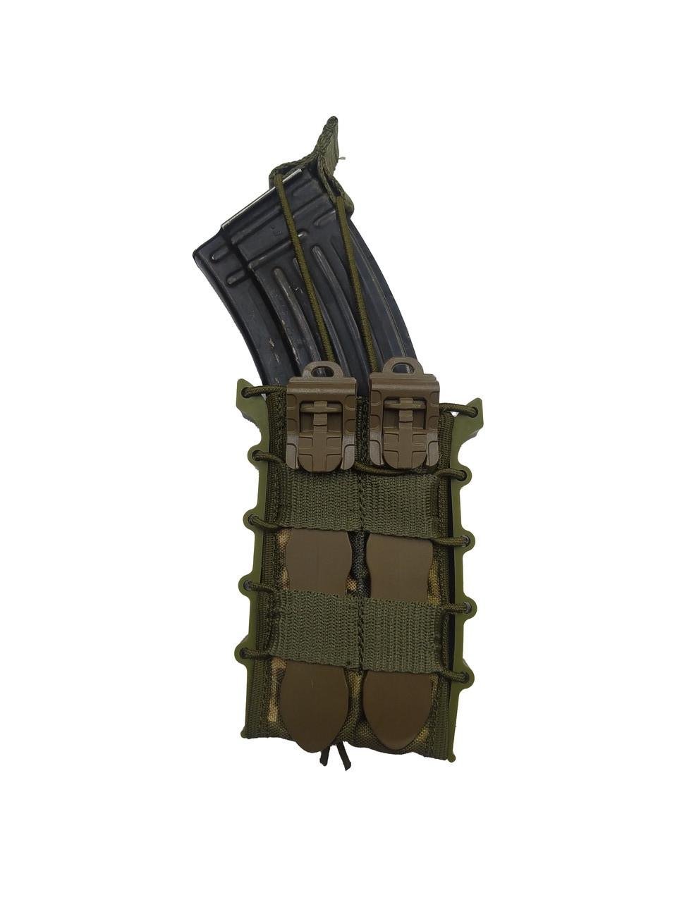 Подсумок для магазинов М&М вид 5 серия А и КП2П с пластиковыми боками 1 шт. ММ-14 Пиксель (213648)