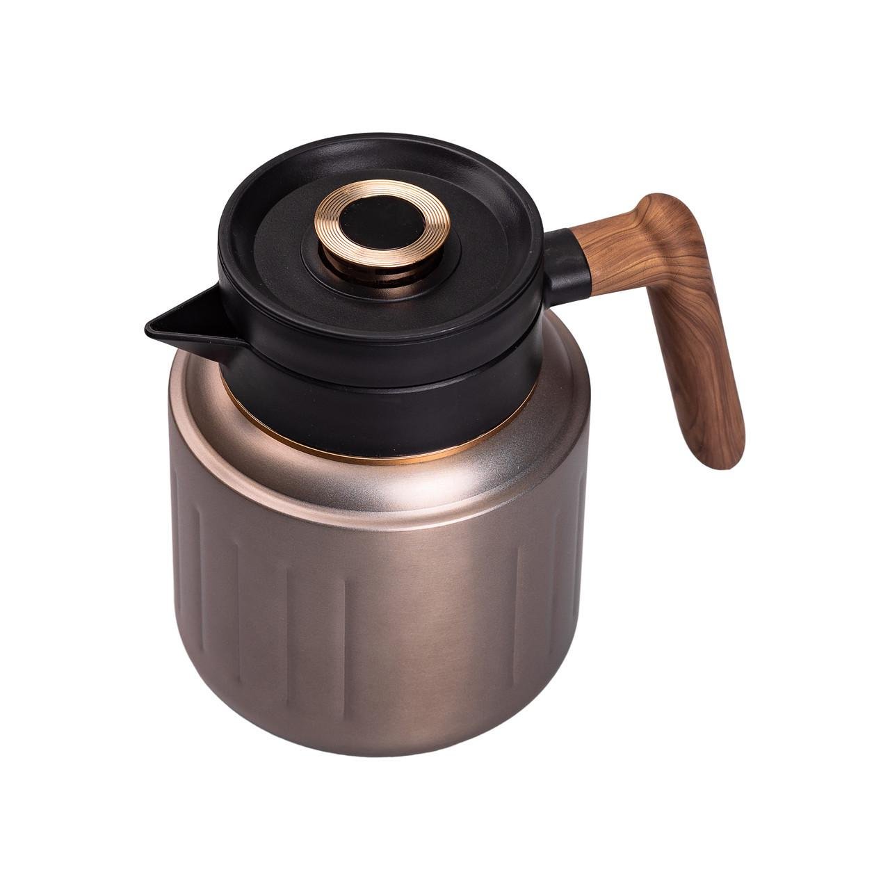 Чайник-термос з індикатором температури та заварником 1 л Сірий (2431237157) - фото 3 Чайник-термос з індикатором температури та заварником 1 л Сірий (2431237157) - фото 3