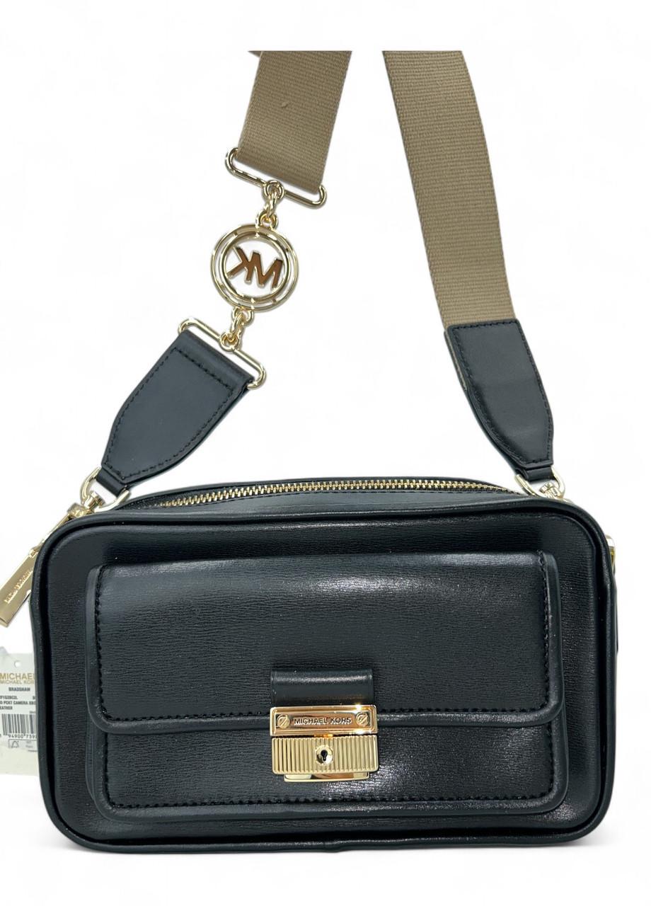 Сумка женская Michael Kors Bradshaw 32f1g2bc2l md pckt camera xbody leather Черный (2784056228)
