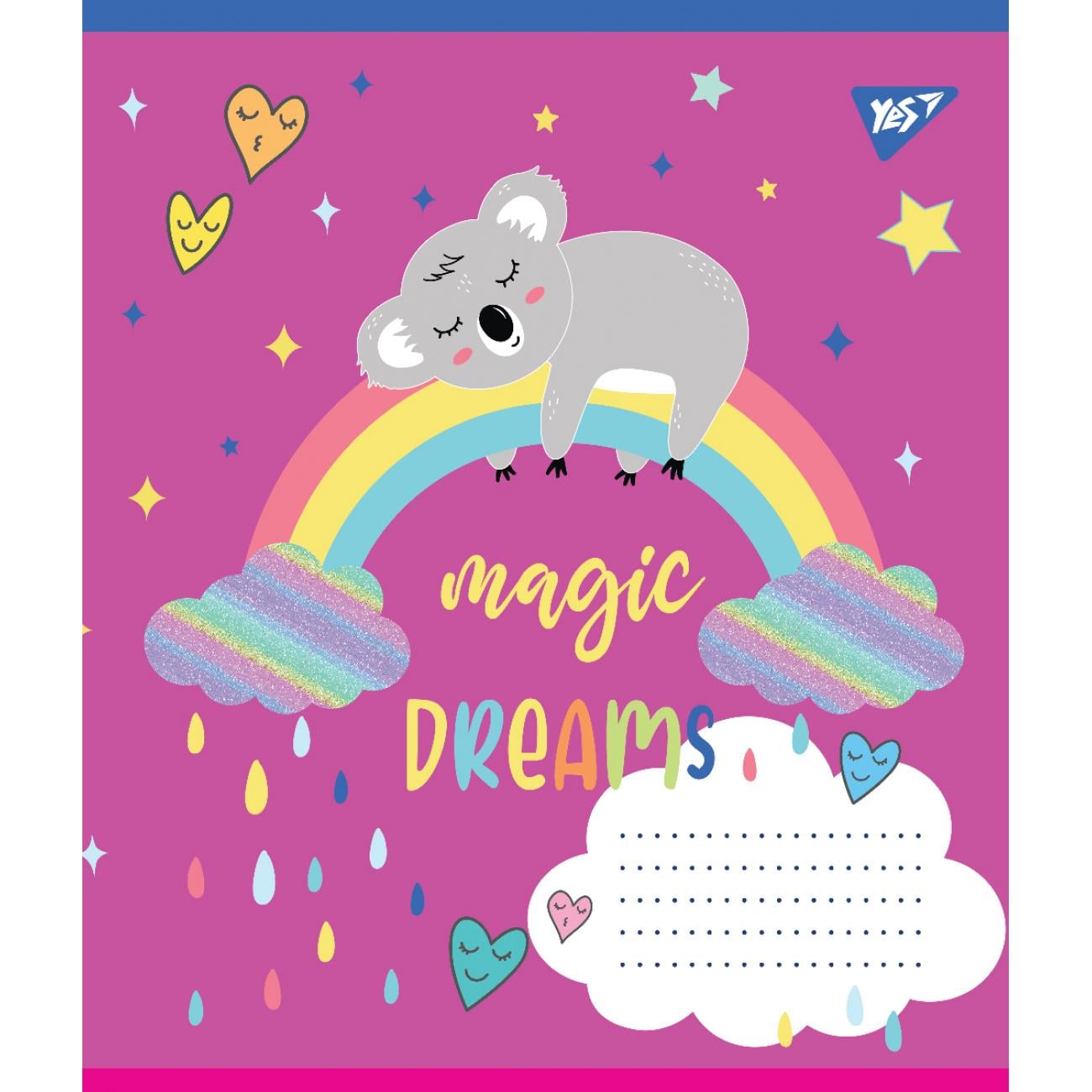 Тетрадь школьная YES Rainbow Day клетка 12 л. (765357) Тетрадь школьная YES Rainbow Day клетка 12 л. (765357)