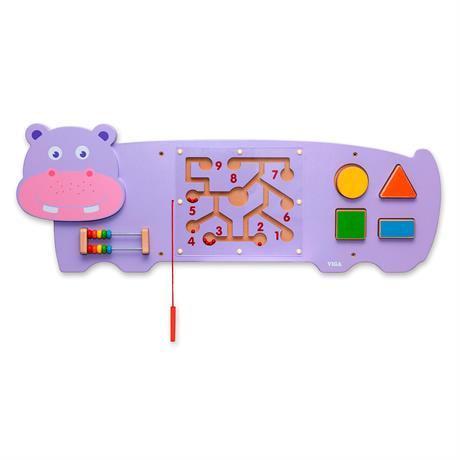 Бізіборд Viga Toys Бегемотик (18058)