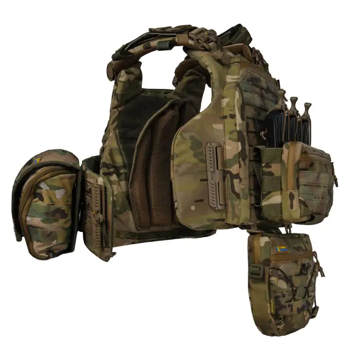 Плитоноска Warmor Gen6 PRO MAX Максимальний набір підсумків Мультикам - фото 6