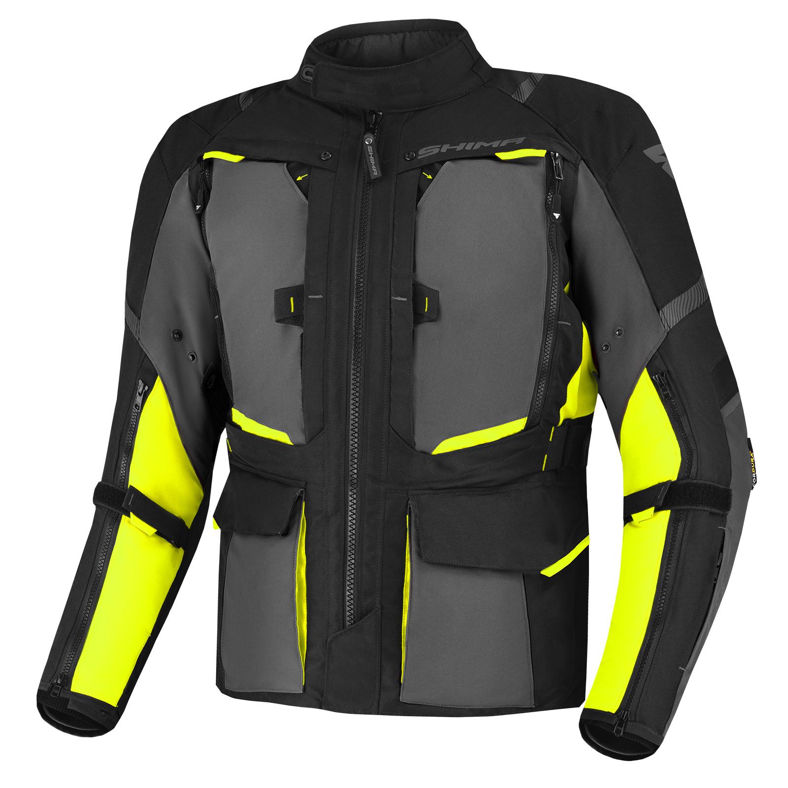 Мотокуртка SHIMA Hero 2.0 2XL Fluo Yellow (24347)