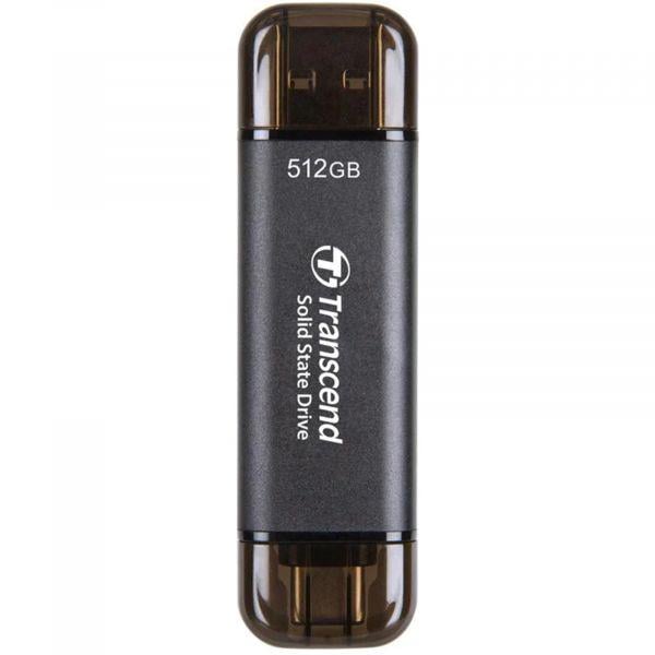 SSD-накопитель Transcend ESD310C 512Gb USB 3,2/USB Type-C Black (TS512GESD310C)