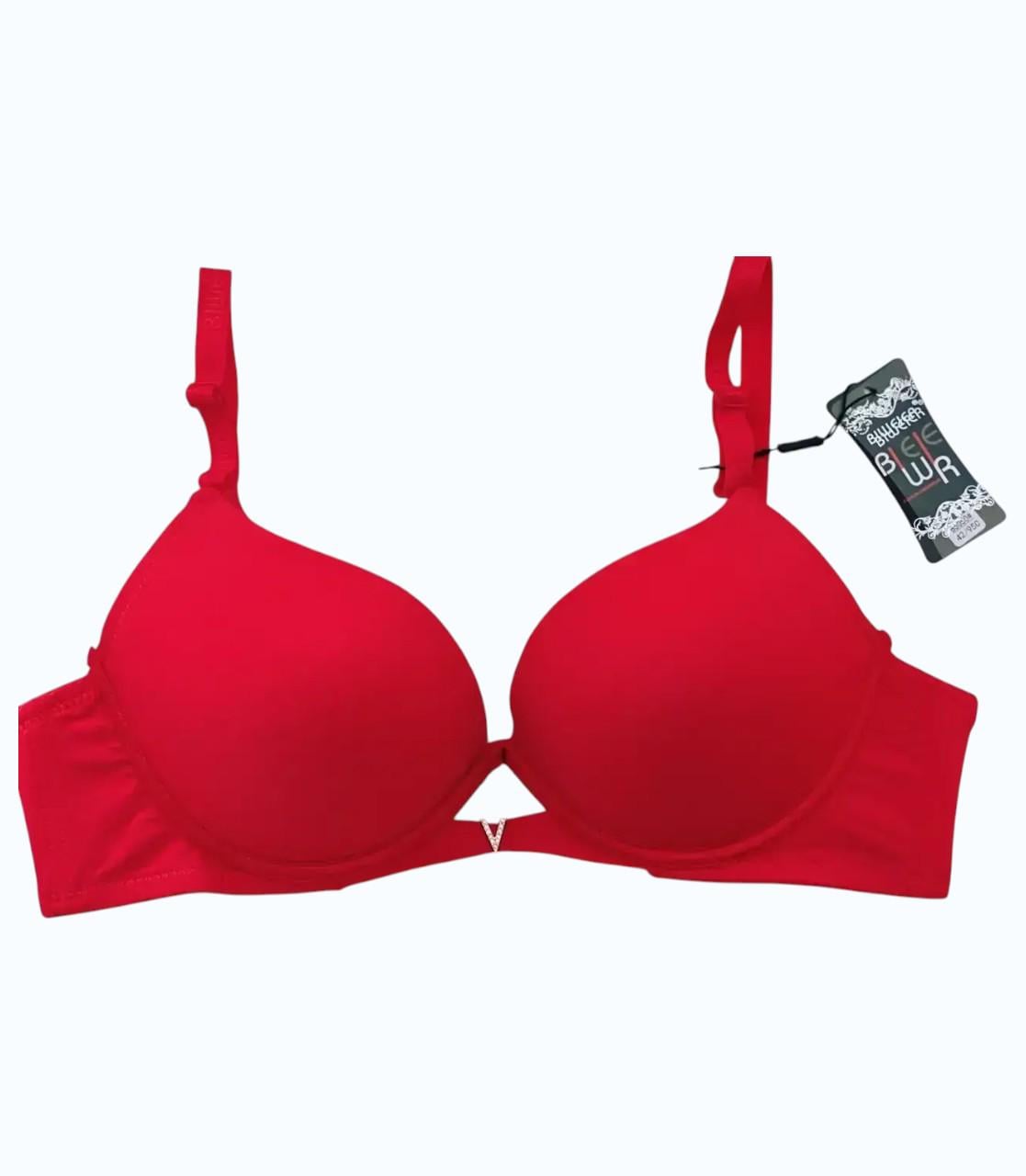 Бюстгальтер Biweier на косточках без Push-Up 80B Красный (BW85050RED80B)