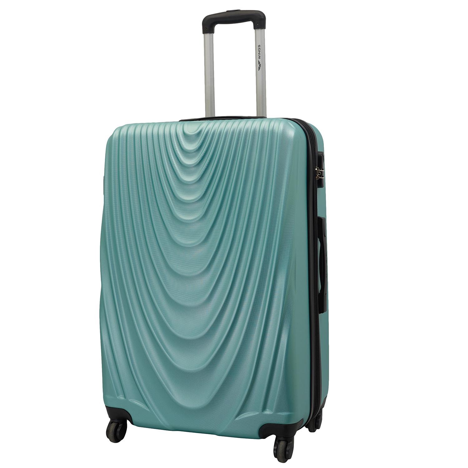 Валіза Wings пластикова 304 L М’ятний
