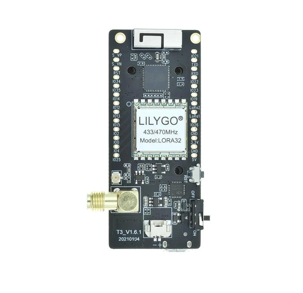Плата розробки LILYGO ESP-32 LORA32 433 МГц SX1278 з OLED-дисплеєм (00-00026234)