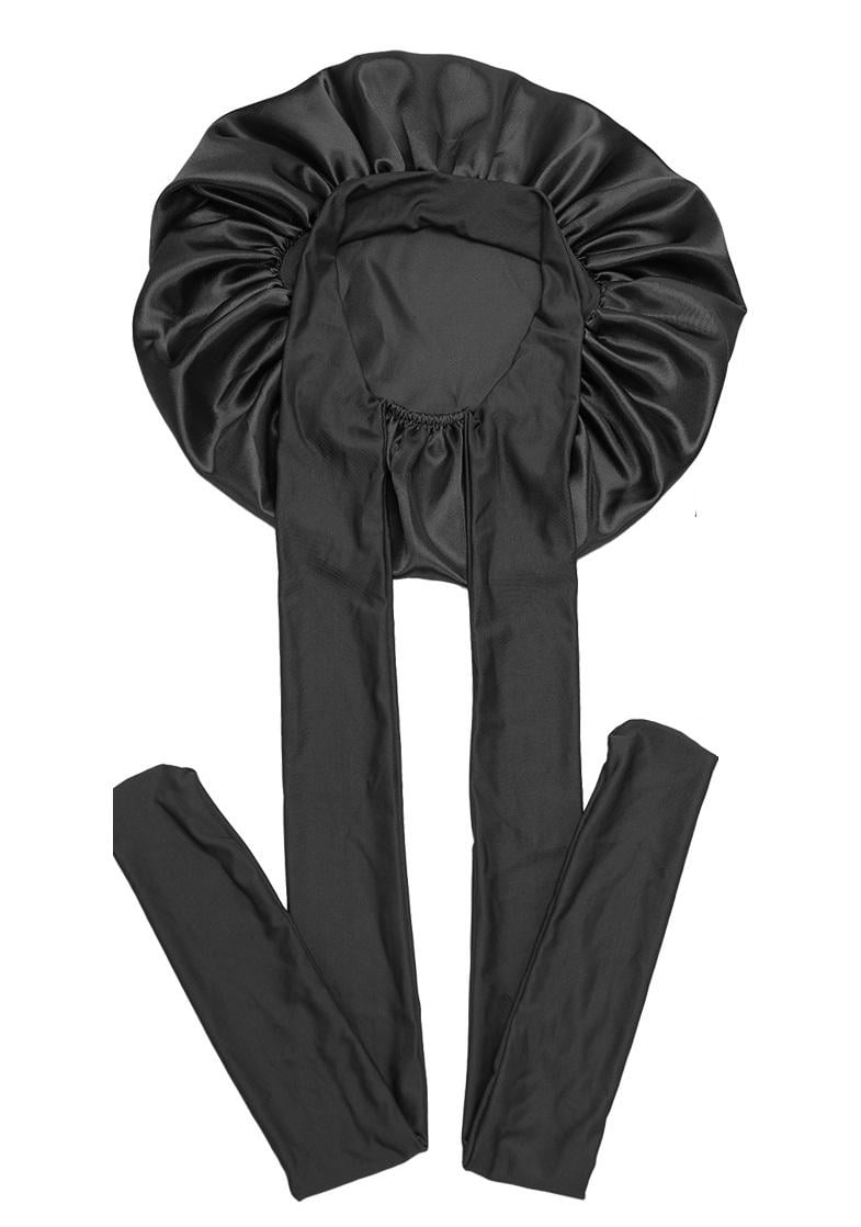 Шапка для сну жіноча для захисту волосся від ламкості та втрати блиску чорна R9529 (R9529) Шапка для сну жіноча для захисту волосся від ламкості та втрати блиску чорна R9529 (R9529)