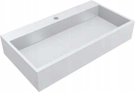 Умывальник Miraggio встроенный прямоугольный 80х42 см Белый (144367033)