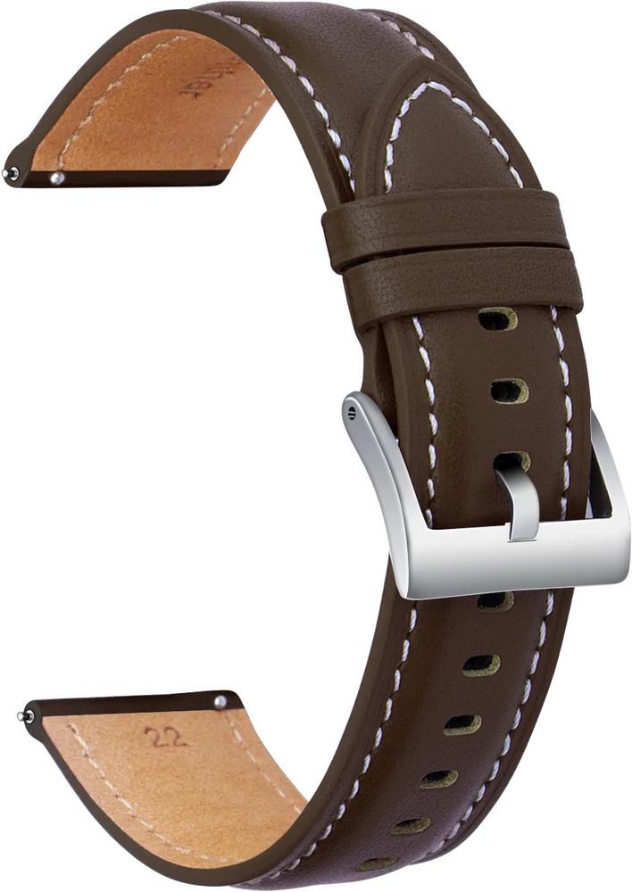 Ремешок кожаный Folsa для Galaxy Watch 3 41 мм Dark Brown (31515-05) - фото 2