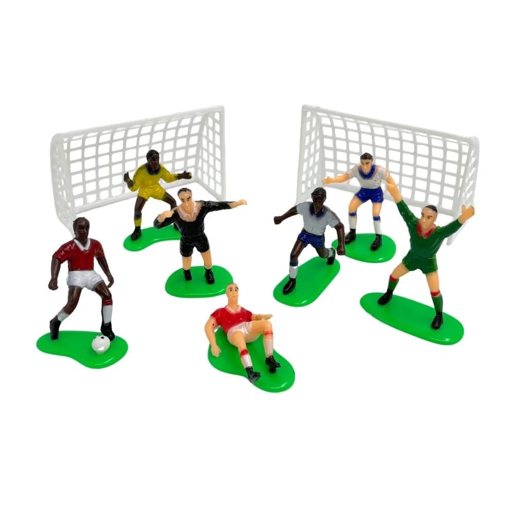 Набор футбольных фигурок для декора торта и капкейков PME Soccer Toppers 9 пр. (SKU-400)