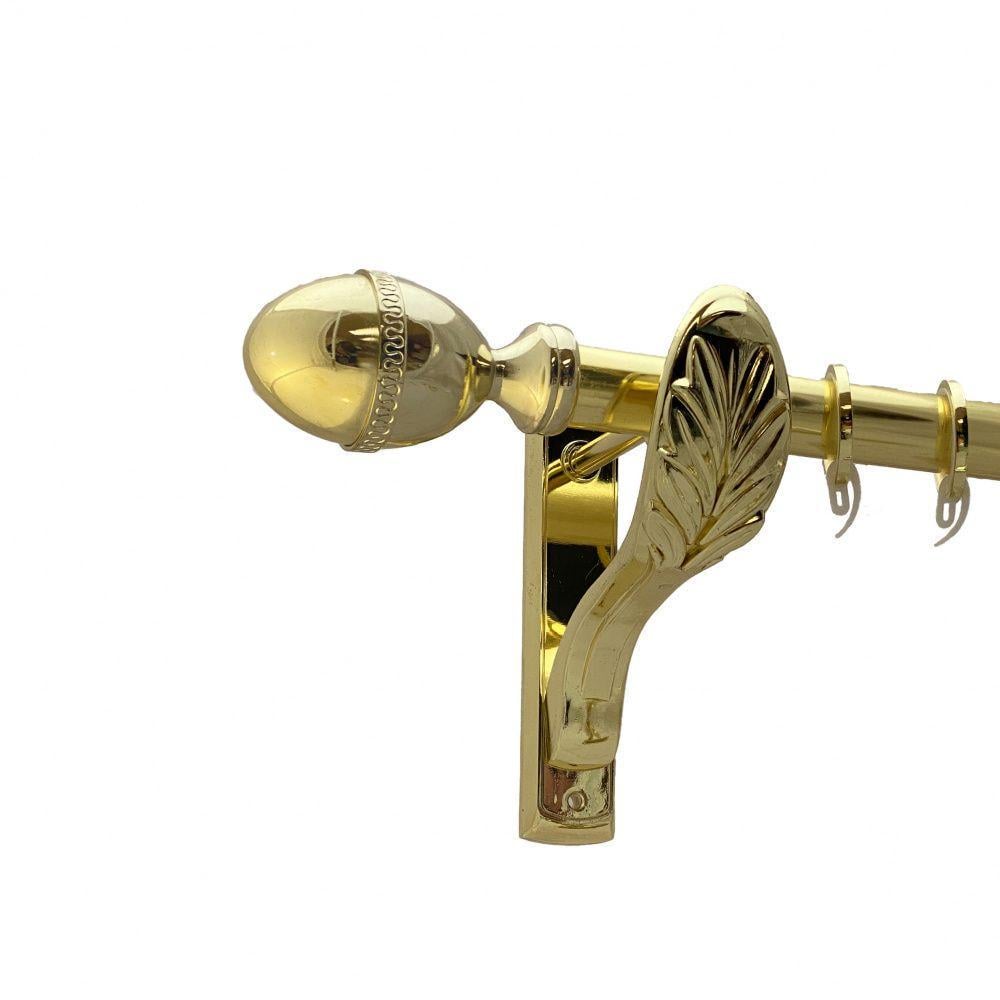 Карниз Orvit Фарже однорядный гладкий 25 мм 200 см Золотой (00-00009840)