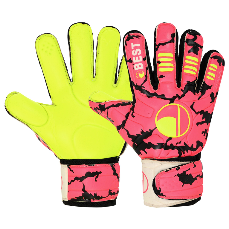 Рукавички воротарські FDSPORT із захистом пальців BEST (FB-505_Малиновий-чорний_8) Рукавички воротарські FDSPORT із захистом пальців BEST (FB-505_Малиновий-чорний_8)