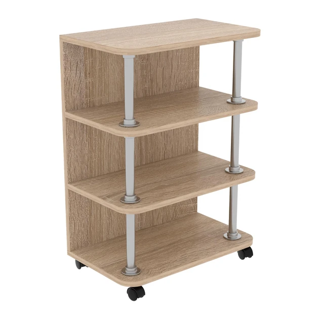 Тумба мобильная Kontinent ТМ-3 на колесиках 500х300х700 мм Дуб Сонома (27388350)