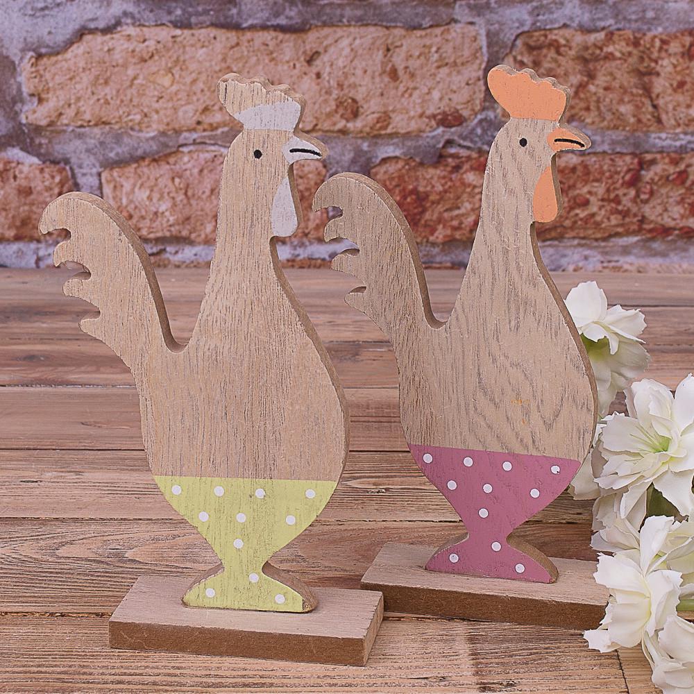 Статуэтка Петушок в горошек 18 см 2 шт. (2901)