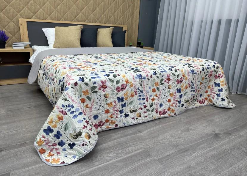 Покривало двостороннє Decorator Bloomy 240х215 см Різнобарвний (85-178 5) - фото 5 Покривало двостороннє Decorator Bloomy 240х215 см Різнобарвний (85-178 5) - фото 5