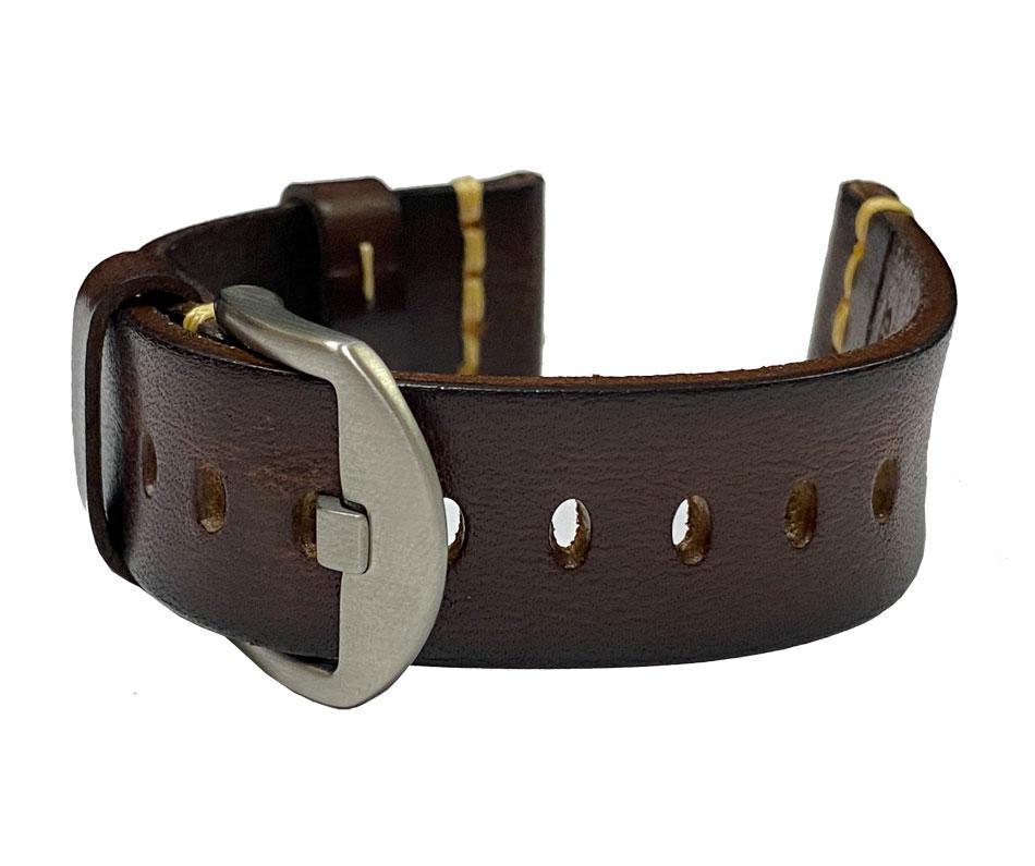 Кожаный ремешок Primolux C052B Steel buckle для часов Xiaomi Amazfit GTR 47 мм Dark Brown (1205862672) - фото 5 Кожаный ремешок Primolux C052B Steel buckle для часов Xiaomi Amazfit GTR 47 мм Dark Brown (1205862672) - фото 5