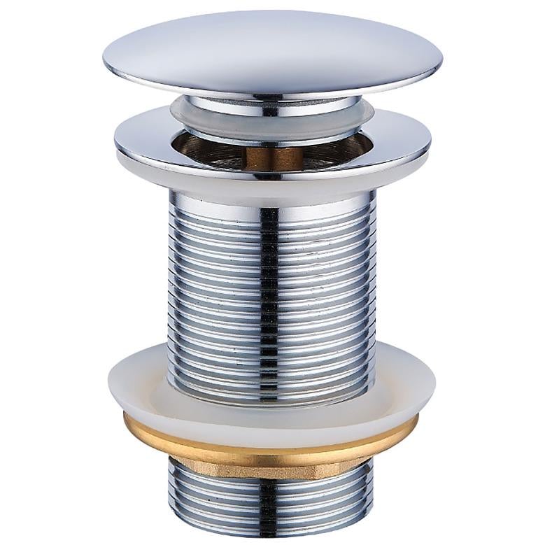 Донный клапан нажимной для раковины ITAL ITF 1003 без перелива Хром (273168)