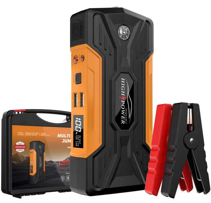 Пуско-зарядное устройство для автомобиля автономное 25000 mAh 2 USB (QY28) - фото 3 Пуско-зарядное устройство для автомобиля автономное 25000 mAh 2 USB (QY28) - фото 3