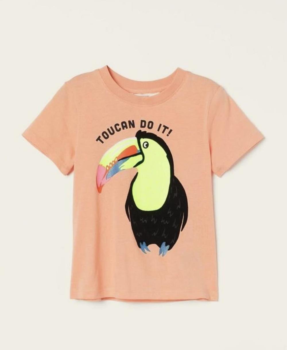 Футболка дитяча H&M 110-116 см Помаранчевий (865)