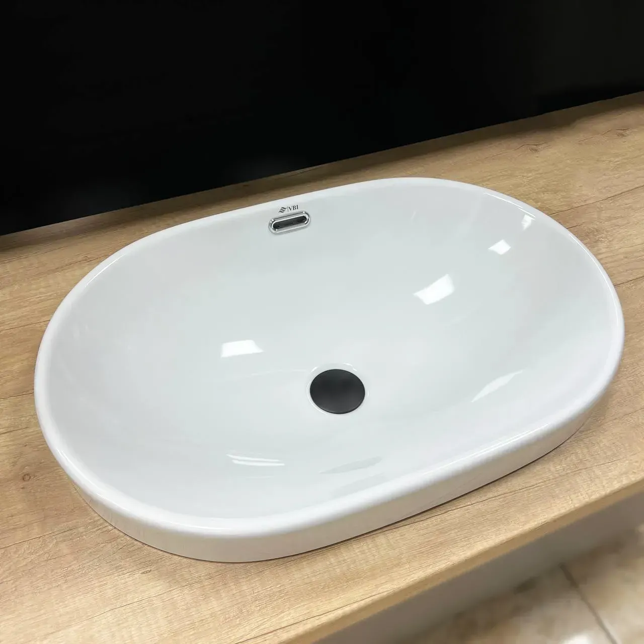 Умывальник врезной VBI GAETA WHITE 610x400 мм (VBI-018014)