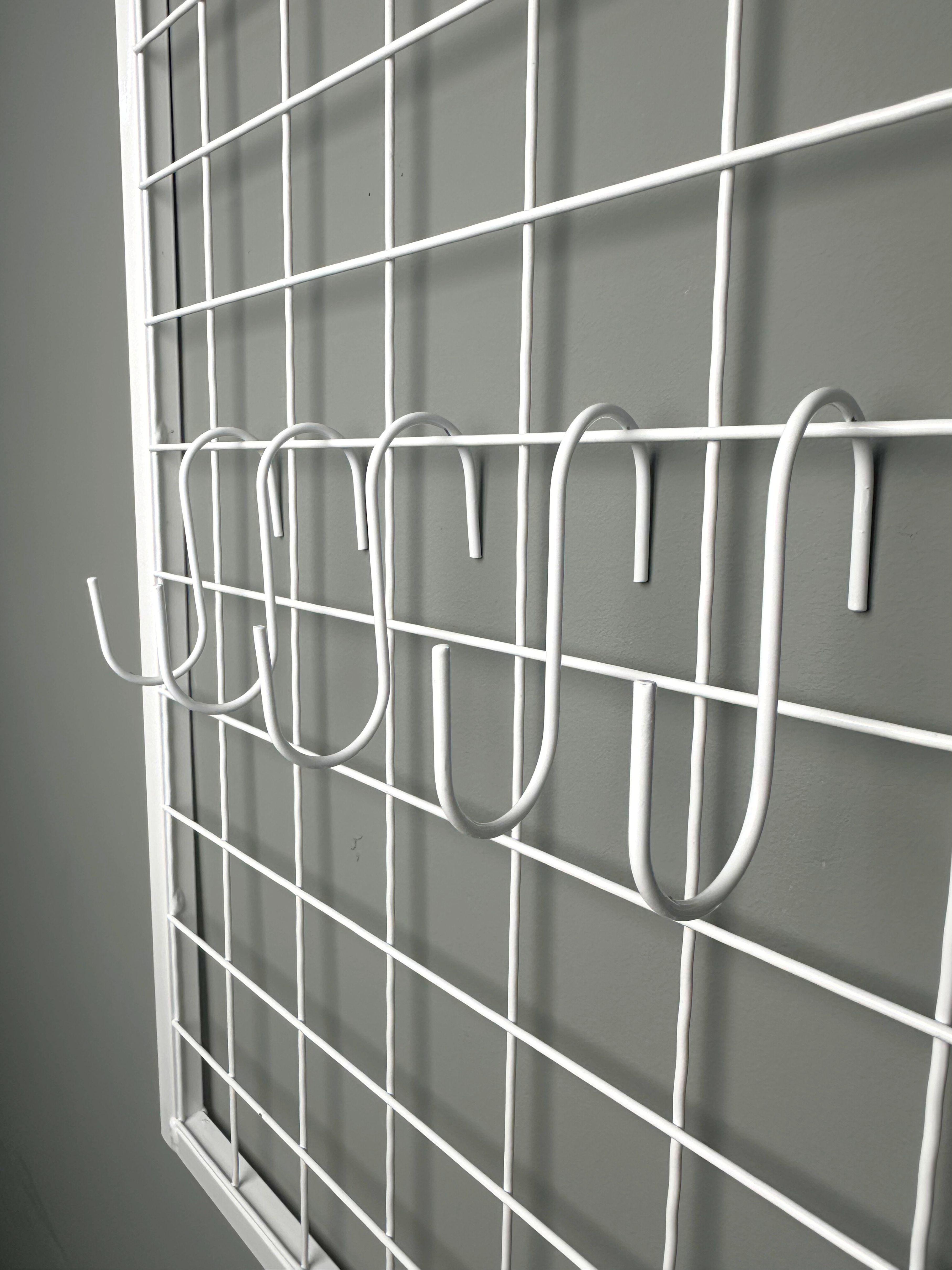 Крючки металлические S-образные для подвешивания 5 шт. в наборе Белый (88370м)