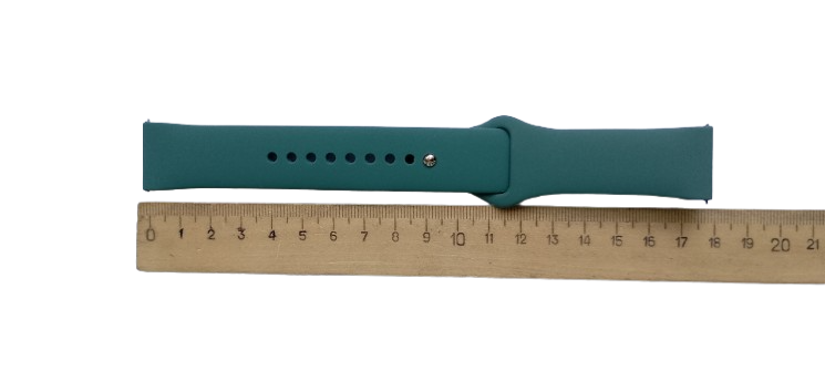 Ремешок для часов силиконовый 22х175 мм Pine Green (3217) - фото 3 Ремешок для часов силиконовый 22х175 мм Pine Green (3217) - фото 3