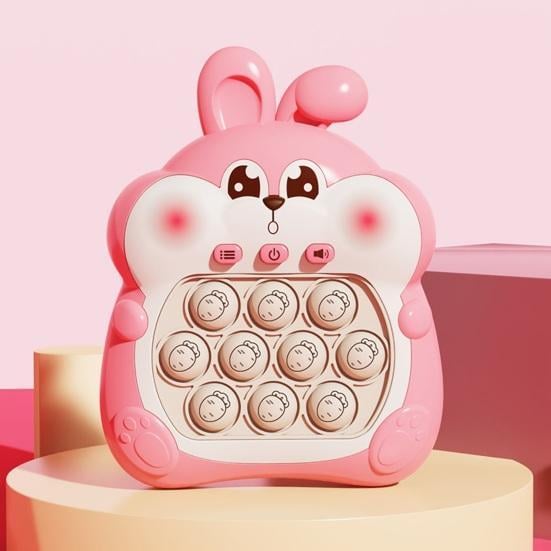 Интерактивная игрушка Quick Push Game Pop It Rabbit Pink/White (13746838) - фото 2