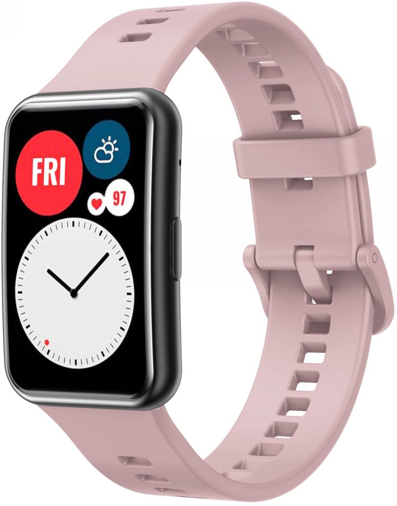 Ремінець Jsota для Huawei Watch Fit Pink (18590) - фото 1