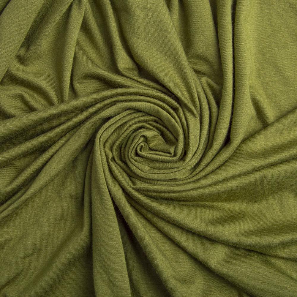 Тканина трикотаж віскоза Валенсія лавр