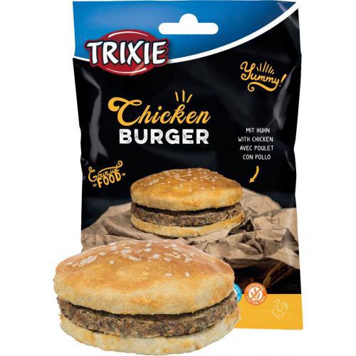 Лакомство Trixie Chicken Burger для собак Бургер с курицей 9 см 140 г