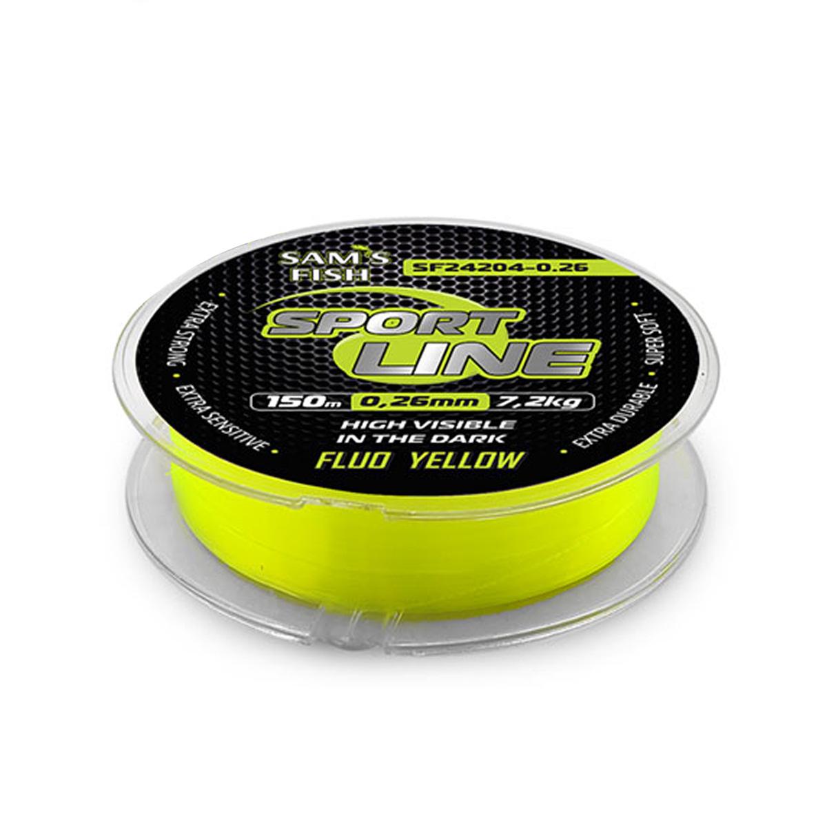 Леска флуоресцентная Sams Fish 150 м 0,26 мм (SF24204-0,26)