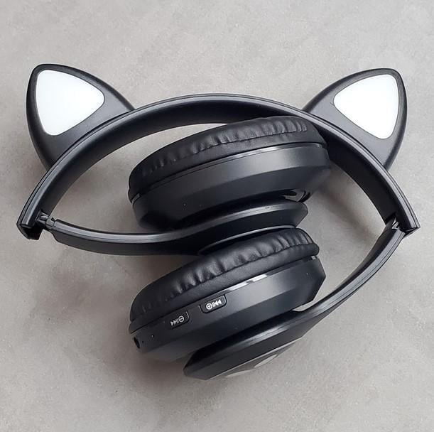 Навушники STN-28 з підсвічуванням та милими вушками у вигляді кішки Чорний (2104618718) - фото 9 Навушники STN-28 з підсвічуванням та милими вушками у вигляді кішки Чорний (2104618718) - фото 9