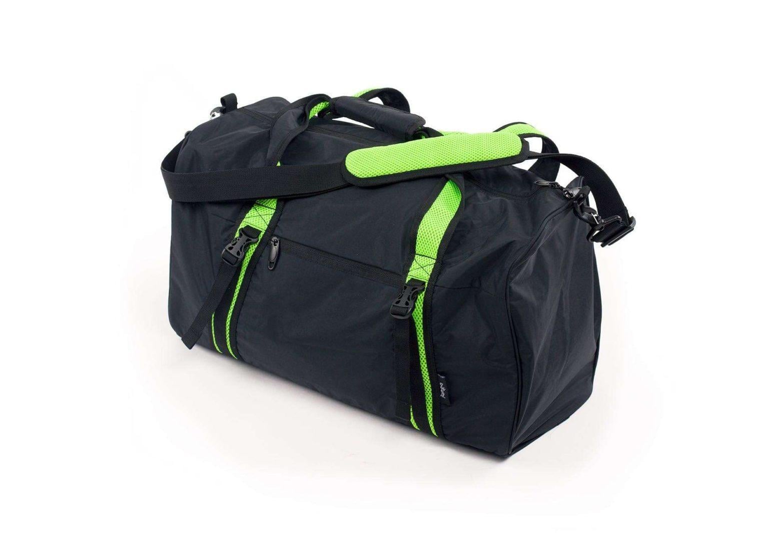 Сумка для йоги Yoga & Sports Bag Bodhi 52x25x30 см Черный/Зеленый (913bg)