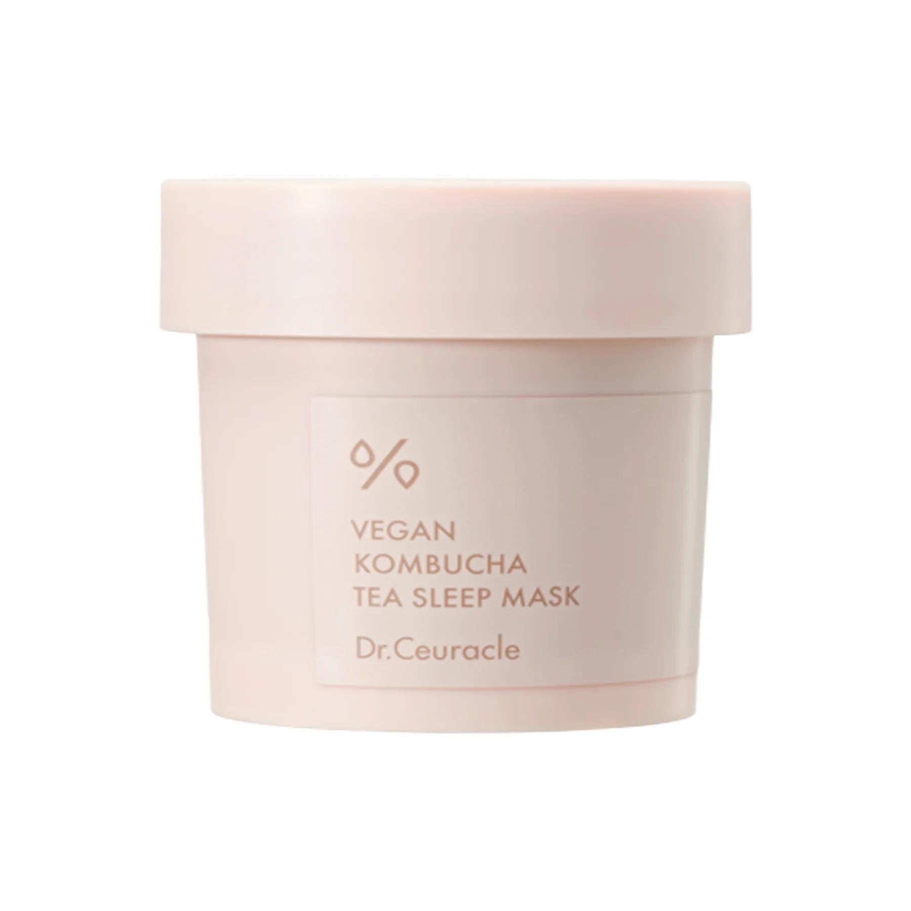 Маска для лица с экстрактом комбучи и бакучиолом Dr.Ceuracle Vegan Kombucha Tea Sleep Mask веганская увлажняющая антиоксидантная 100 мл