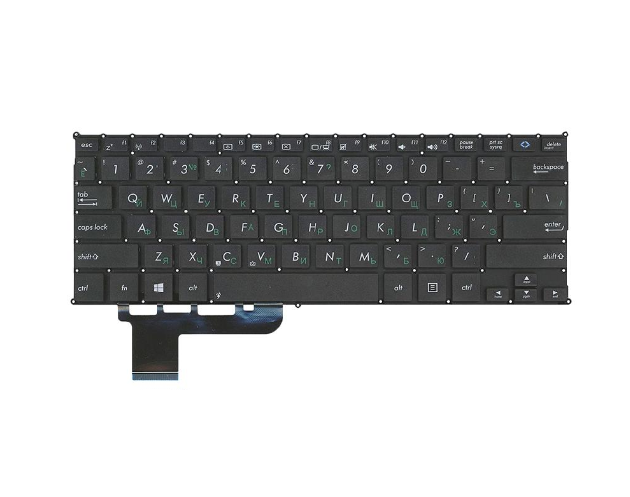 Клавиатура для ноутбука Asus T200/T200TA матовая (0KNB0-1120RU00)