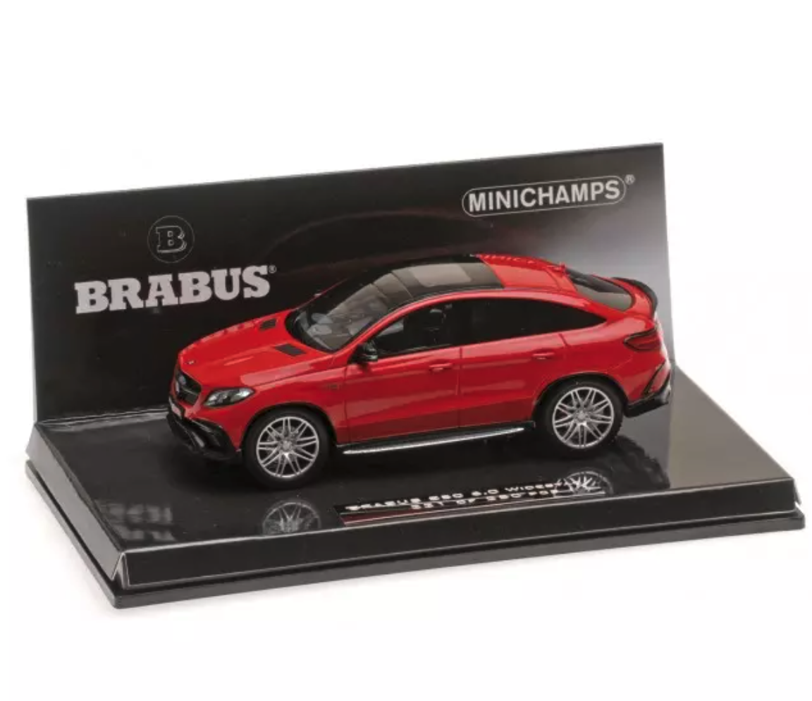 Модель автомобиля Minichamps 1:43 Mercedes Brabus 850 GLE-Coupe C292 63 S Red (437034312)