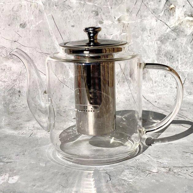 Заварювальний чайник Edenberg EB-19038 термостійкий до 500° з жароміцного скла 1500 мл (EB-19038) - фото 2