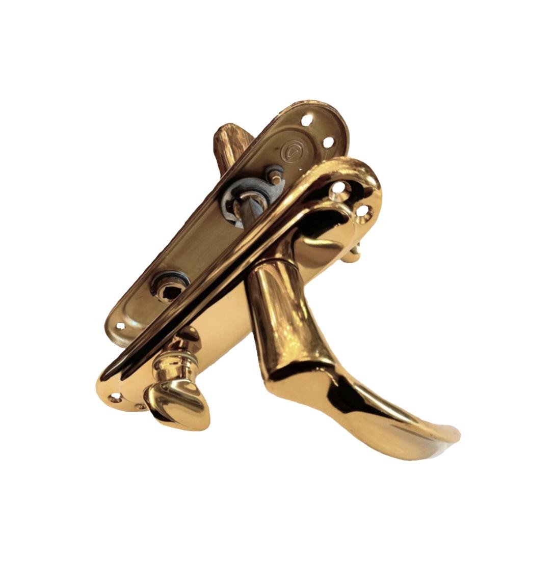 Ручки дверные Doganlar Serce Alb wc латунь