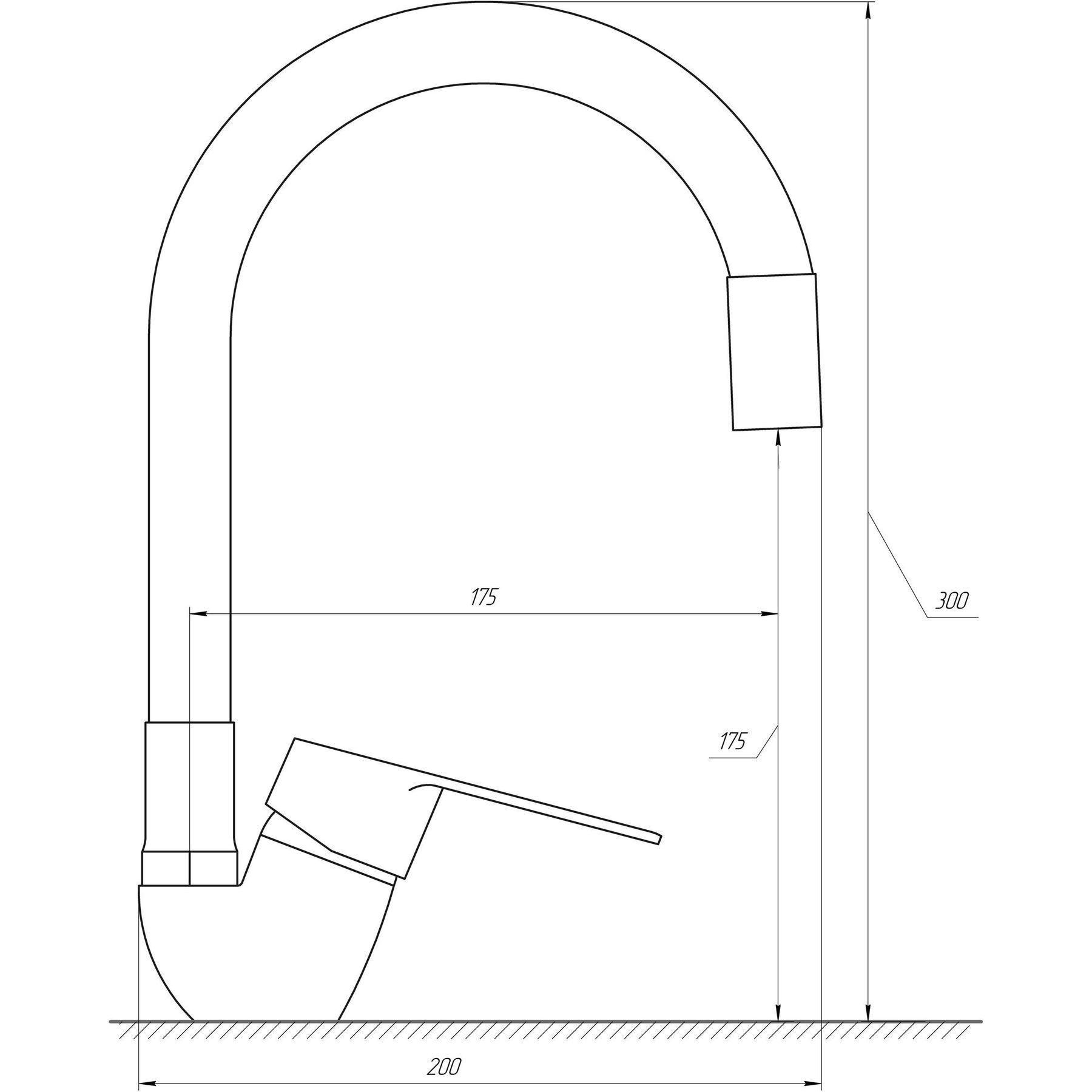 Змішувач для кухні DOMINO BLITZ DBC-203SLR Black - фото 2 Змішувач для кухні DOMINO BLITZ DBC-203SLR Black - фото 2