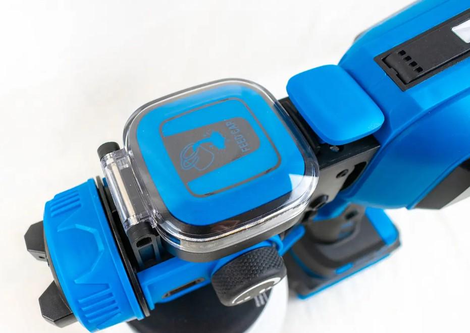 Краскораспылитель аккумуляторный KRAISSMANN 503 ASP 20 MP 2 аккумулятора 2000 мАч и ЗУ с подсветкой поверхности (25468323) - фото 4 Краскораспылитель аккумуляторный KRAISSMANN 503 ASP 20 MP 2 аккумулятора 2000 мАч и ЗУ с подсветкой поверхности (25468323) - фото 4